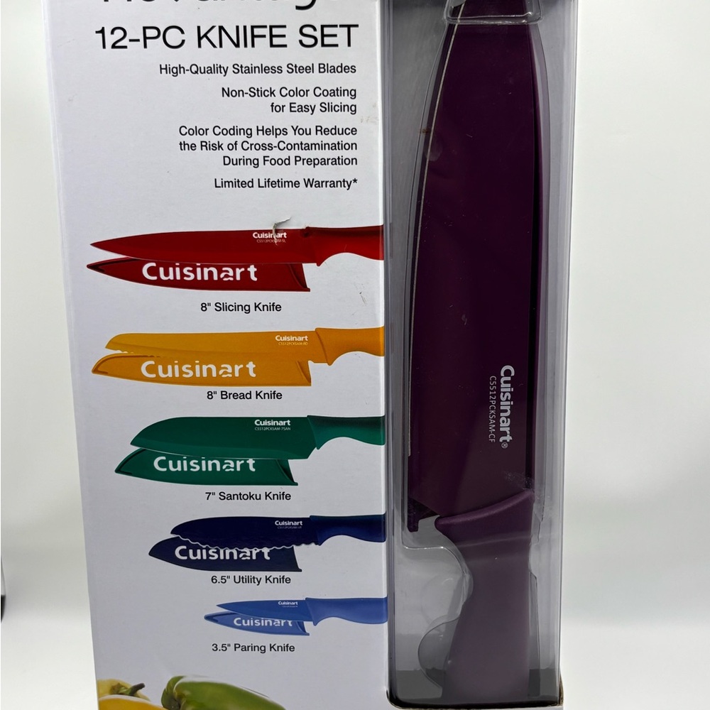 Cuisinart Multicolor 12-Piece Knife Set